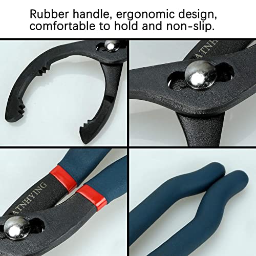 Oil Filter Wrench Set, 12" & 16" Adjustable Pliers, Removal Tool C723755