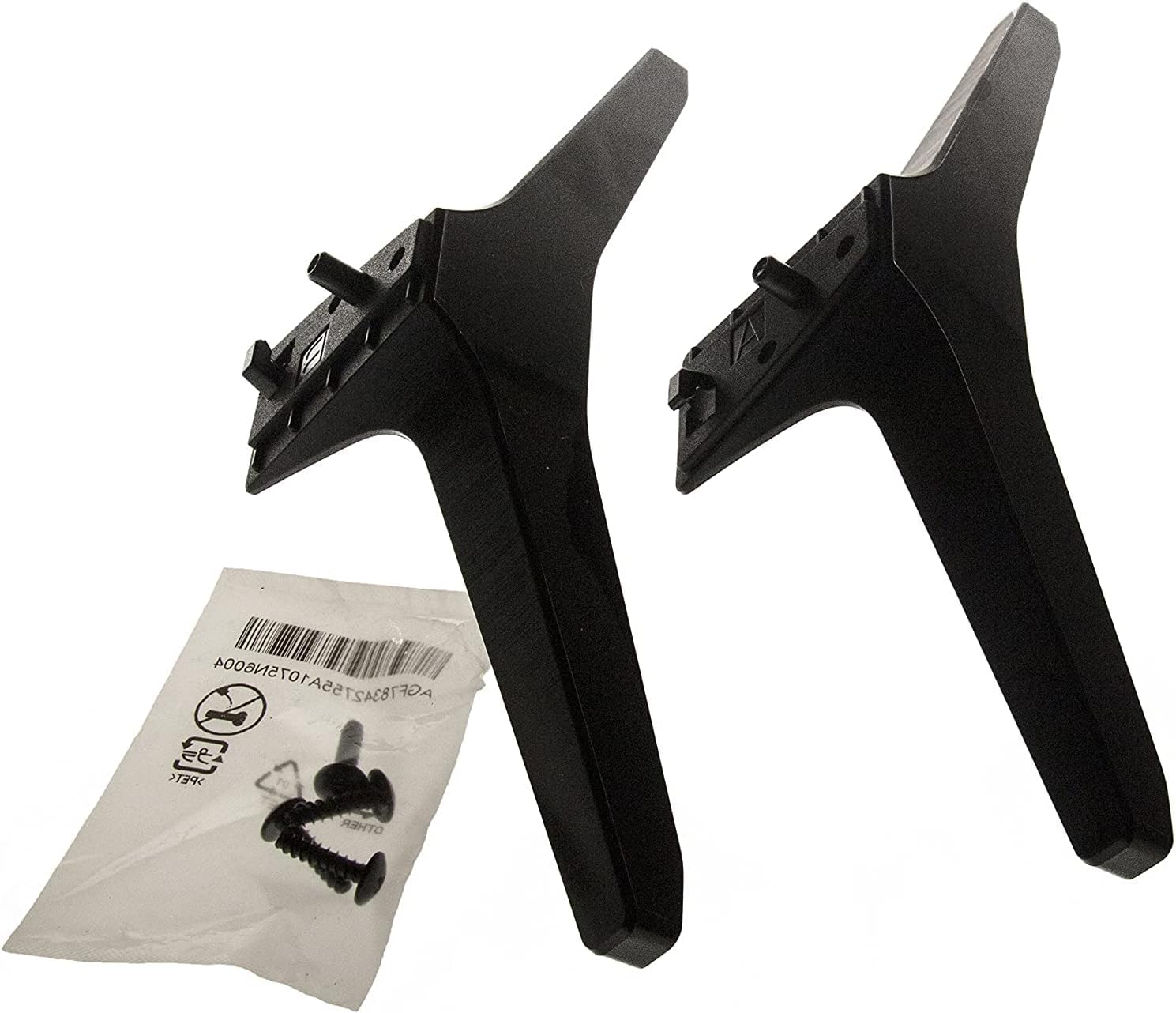 OEM Replacement TV Base Stand Legs Compatible with LG Base TV Stand sub for LG 55 inch Class 4K Smart UHD TVs 55UJ630V 55UM7300AUE 55UN6950ZUA 55UM6910PUC 55UN7300PUF, Screws Set Included