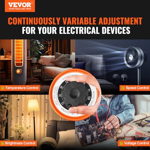 Variable Transformer 500VA 110V Input 0-130V Output Digital Display X140301