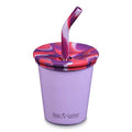 KLEAN KANTEEN Mykonos Blue Kid Cup with Straw Lid, 1 EA