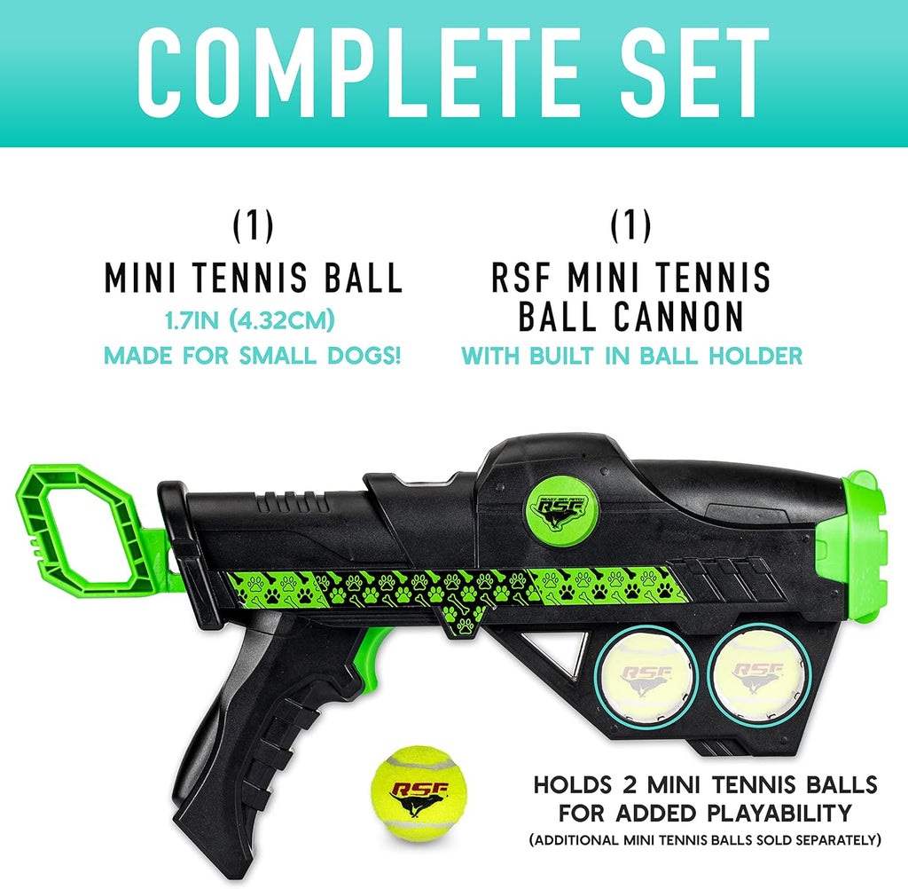 Mini Tennis Ball Launcher for Dogs - Ball Thrower Cannon for Fetch R9185