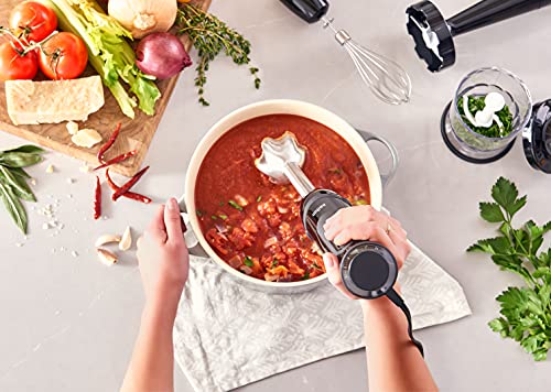 Hand Blender with Chopper, Masher, Whisk and Beaker R226