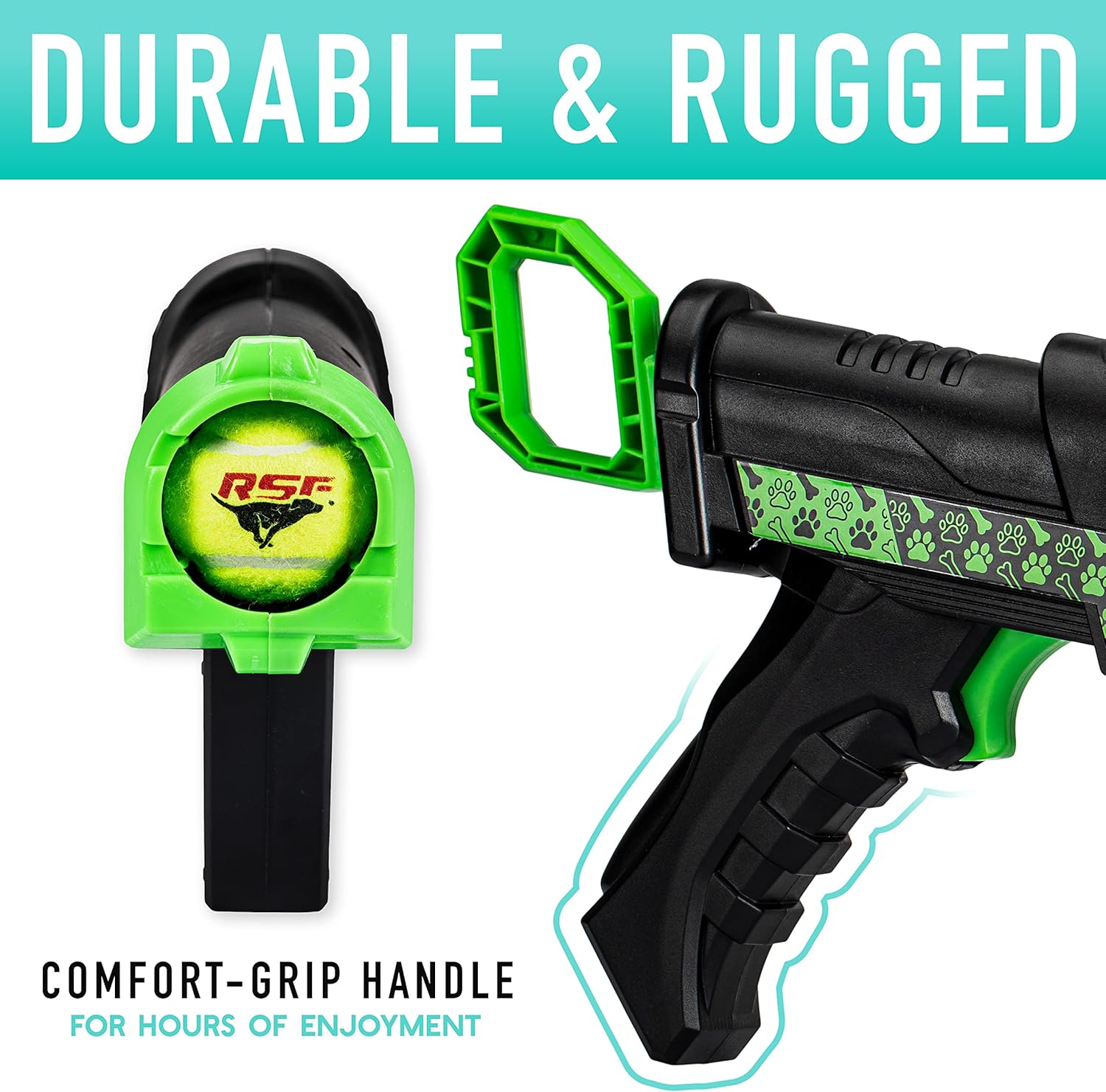Mini Tennis Ball Launcher for Dogs - Ball Thrower Cannon for Fetch R9185
