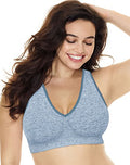JUST MY SIZE Women's Pure Comfort Racerback Bra Mj1280