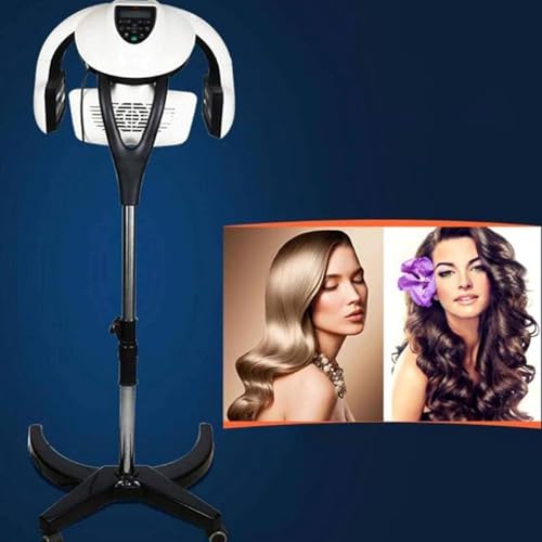 Wall Mount Hair Dryer Processor, 800W Salon Rolling Hood Dryer X31186
