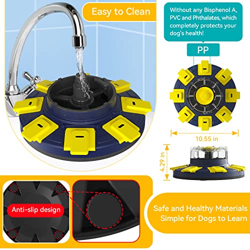 Dog Treat Puzzle Feeder Toys, Interactive Enrichment for Small to Large Dogs W911052