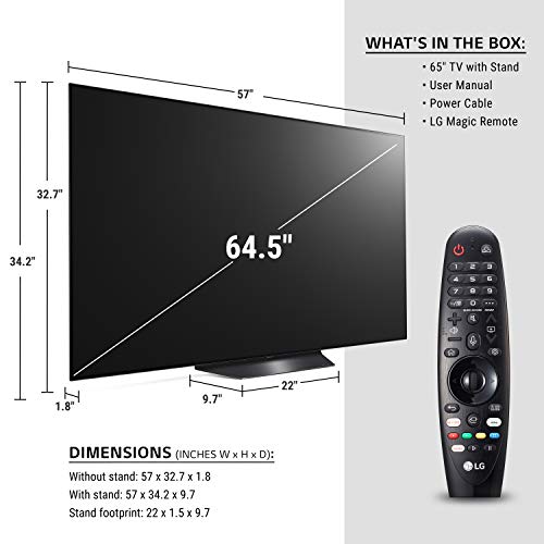 65" 4K Smart OLED TV with 120Hz Refresh Rate and Dolby Cinema L708474