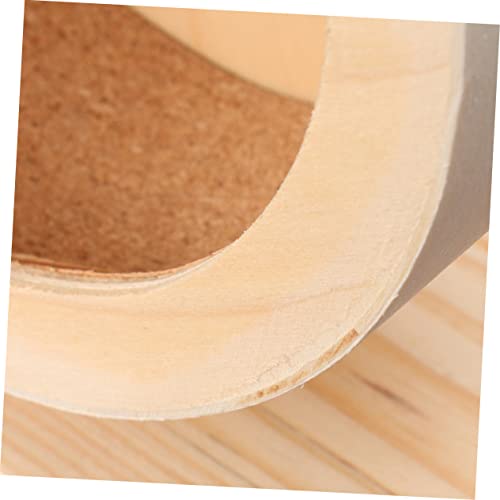 Wooden Hamster Wheel Exercise Toy for Small Pets E5864
