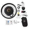 72V 2000W Rear Wheel Motor,560rpm Electric Bike Kit with Mutifunction with a Clear LCD Display, Electric Bicycle Conversion Kit Suit 20-inch Bicycles