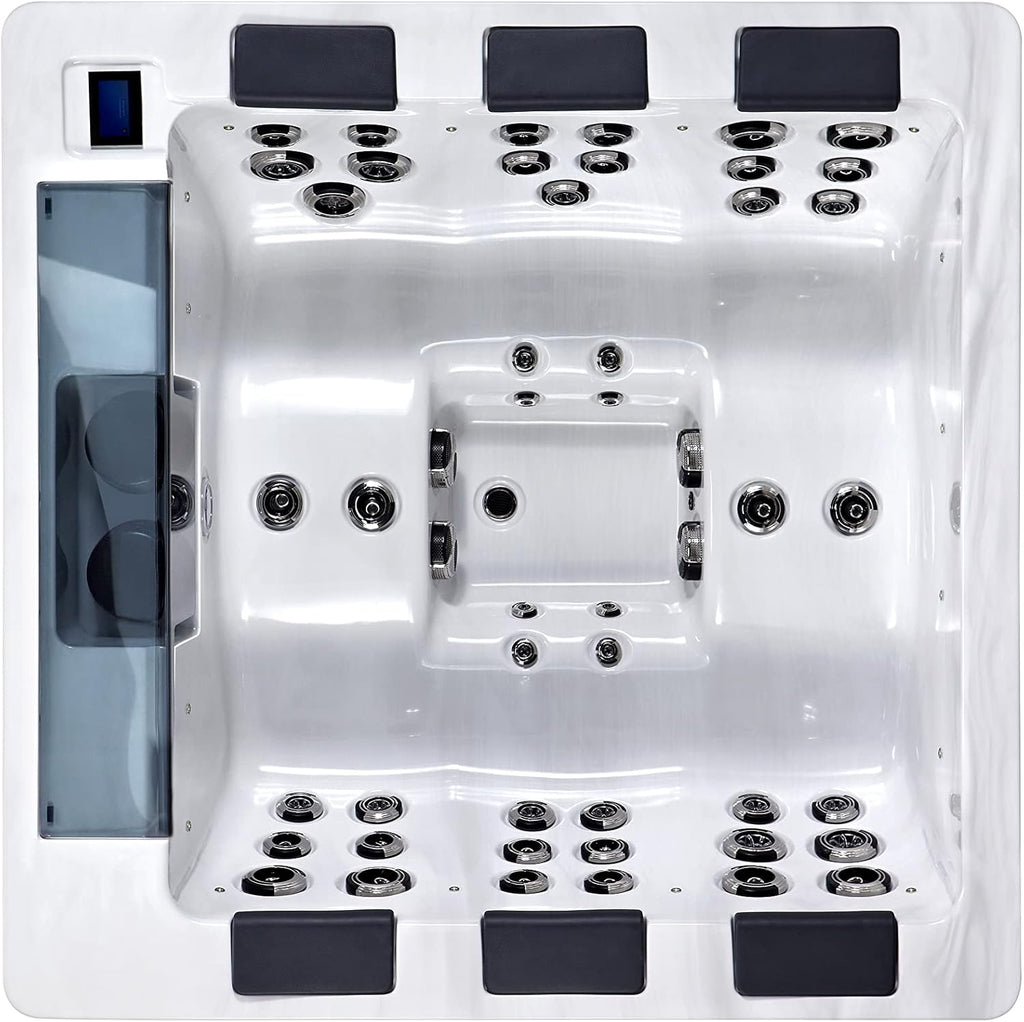 6 Person Outdoor Portable Spa with 44 Jets D23251