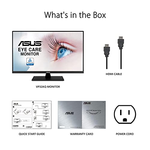 31.5" 2K WQHD IPS Monitor, 75Hz, HDR10, VESA Mountable O418099