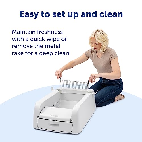 Self-Cleaning Clumping Litter Box for Multi-Cat Households U450032