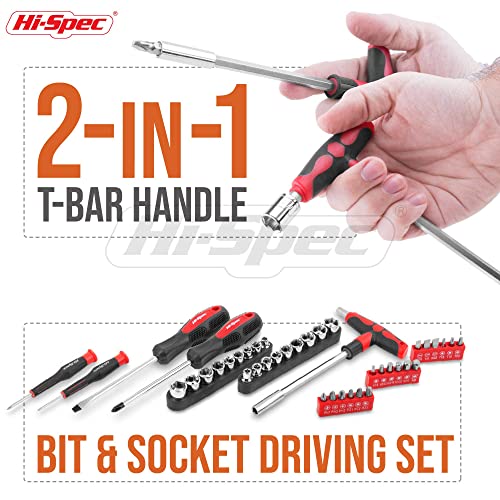 67Pc Metric Auto Mechanic Tool Set with Pliers, Screwdrivers, Sockets & Tool Box X6499