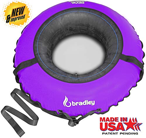 Snow Tubes with Heavy Duty Cover, 2 Pack Inflatable Sledding Tubes B90628