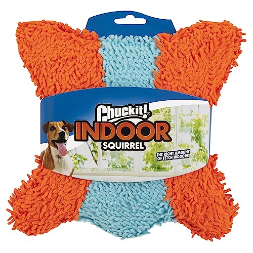 ChuckIt! Indoor Fetch Tumbler Dog Toy (6.5 Inch), Orange and Blue