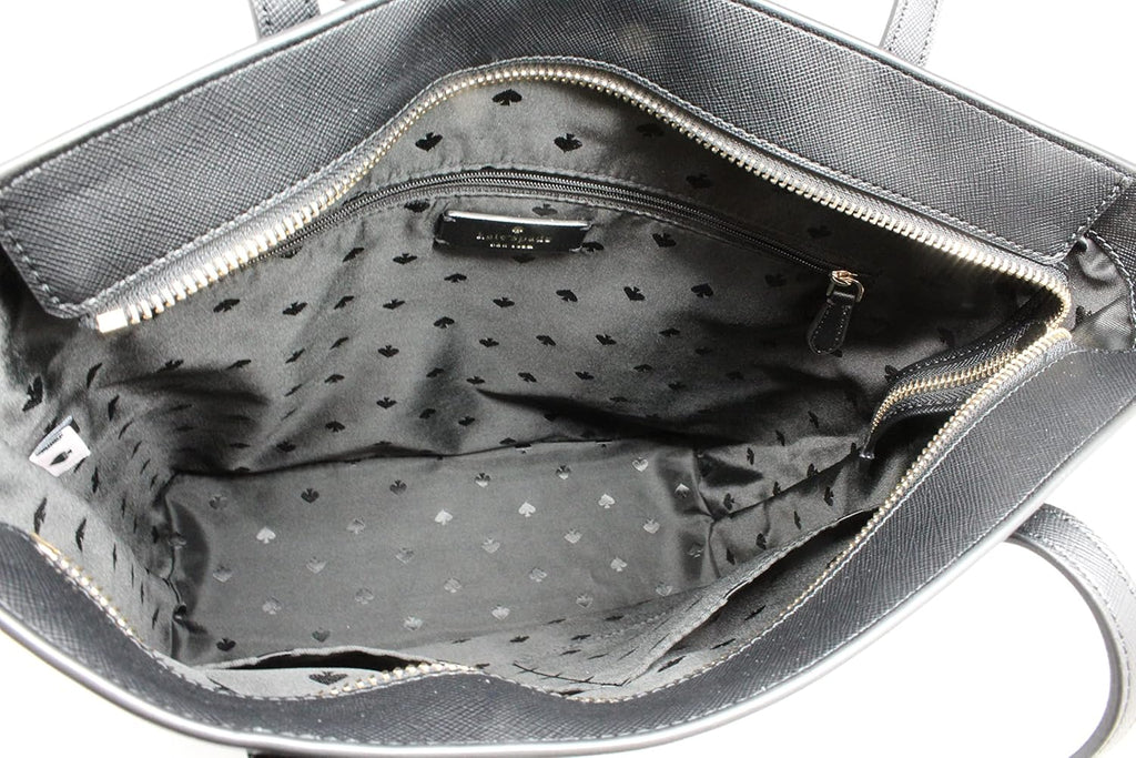 Leather Tote Bag (Black) D7862