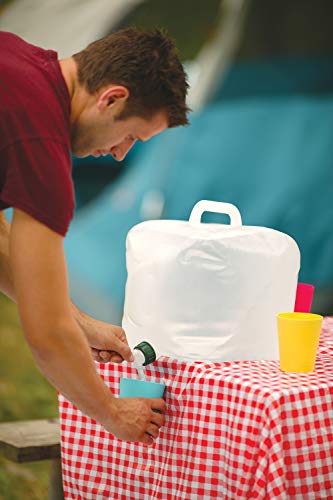 5-Gallon Water Container with Spigot & Carry Handle for Camping Z68340