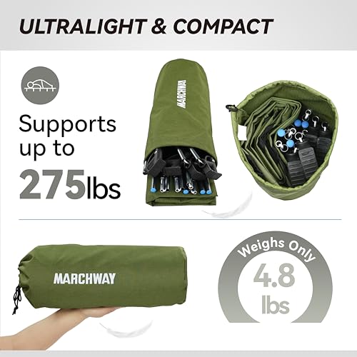 Ultralight Folding Camping Cot Bed, Portable Compact for Outdoor Travel C595