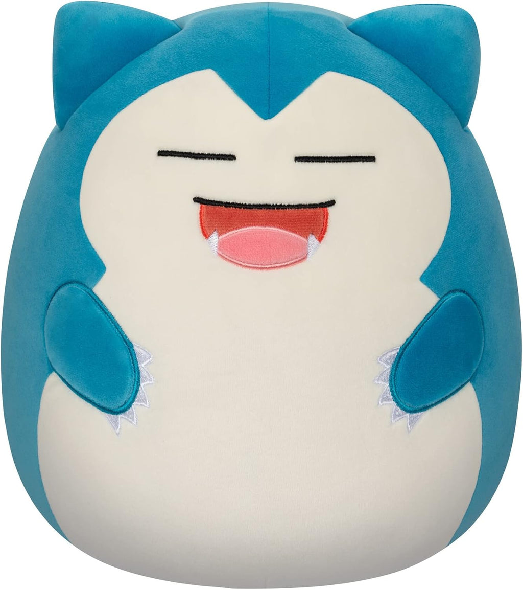 Squishmallows Pokemon Snorlax Plush Toy, 25 cm, Add Snorlax to Your Squad, Ultra-Soft Plush Stuffed Animal, Official Jazwares Plush Toy
