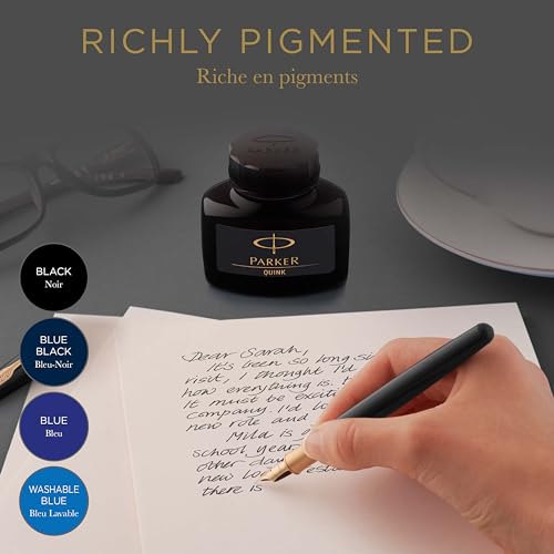 Fountain Pen Ink Bottle, Black, 57 ml T8146