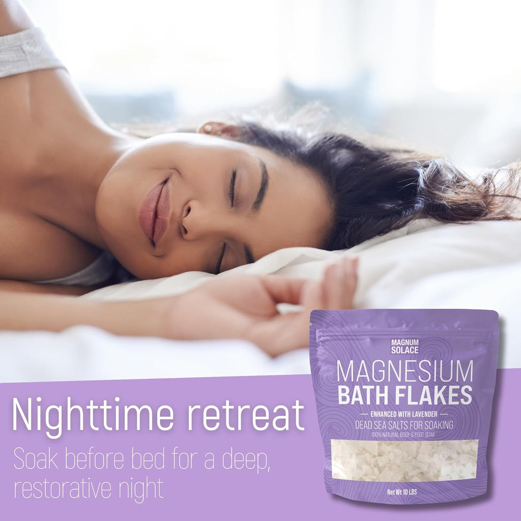 Magnesium Bath Flakes with Lavender, 3 Pound F734874