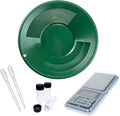 ASR Outdoor Gold Rush Gold Prospecting Pan Kit with Glass Vials Pocket Scale 7pc