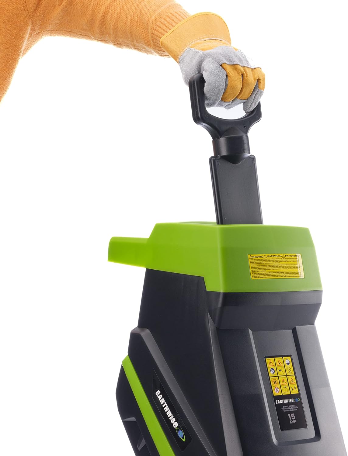 15-Amp Electric Corded Chipper/Shredder with Collection Bag R337969