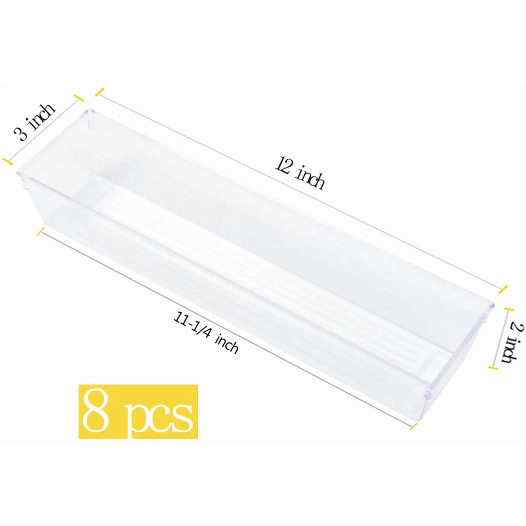Plastic Drawer Organizer Tray for Vanity Cabinet, Set of 8 P4120