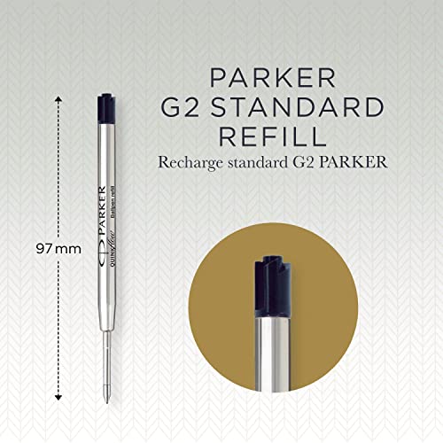 Ballpoint Pen Ink Refills, Medium Tip, Black, 3 Count P532706