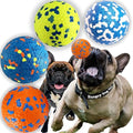 Hungry Dog Co.- Super Durable Premium Dog Balls -Pet Safe Dog Toys for Fun and Play. Very Bouncy and Durable -Great for Aggressive Chewers -Stimulating Colors and Patterns -1 Blue w/White 2.5” Ball