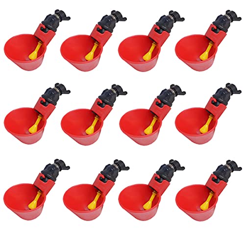 36Pack Fully Automatic Poultry Drinking Machine Chicken Drinking Cup, Chicken Drinking Watering Cups/Poultry Drinking Machine (36)