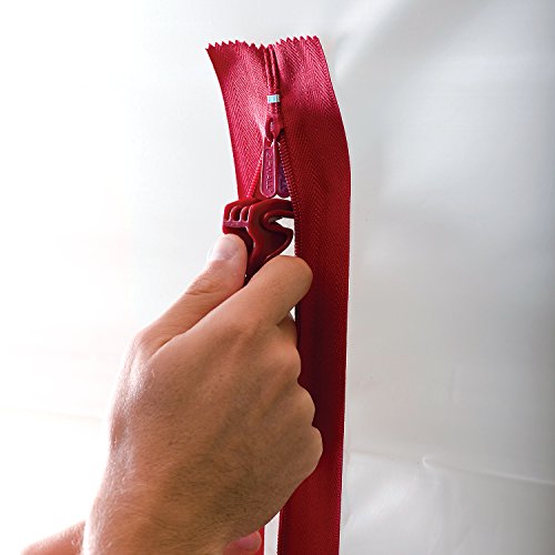 Heavy-Duty Zipper for Dust Barriers, 2-Pack, Red E173
