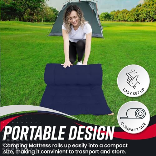 Outdoor Camping Cot Pad Mattress Lightweight Portable Waterproof K828271