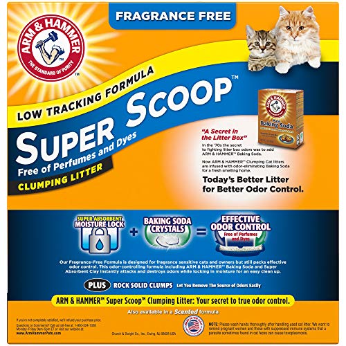 Clumping Cat Litter, Fragrance Free 40lb L65406