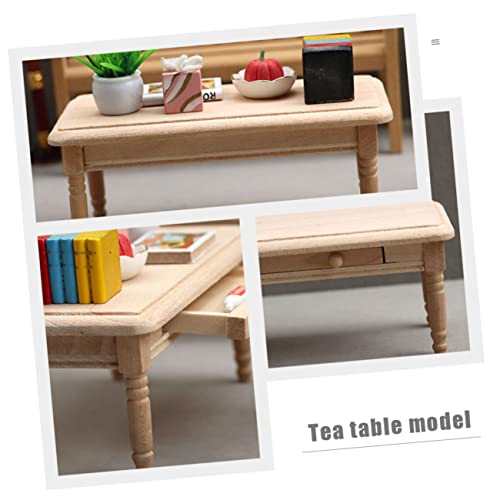 Plain Blank Coffee Table Mini Decor DIY Wooden End Table T682