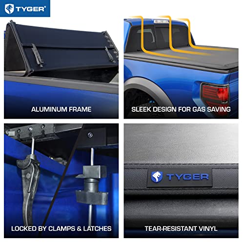 Soft Tri-fold Truck Bed Tonneau Cover for 6 ft Bed Z976113