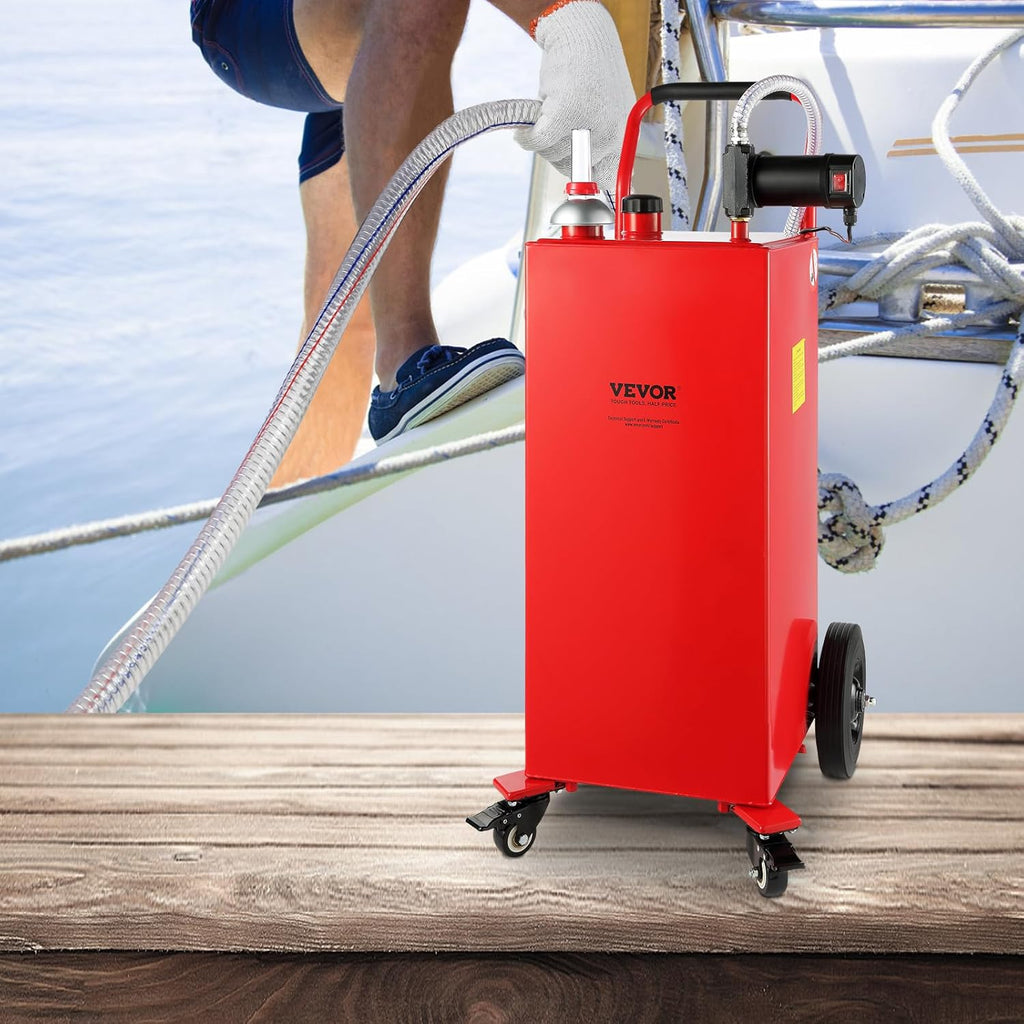 Portable 30 Gallon Fuel Storage Tank with Electric Pump R993270