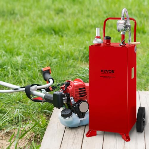 Fuel Caddy 30 Gallon with Wheels and Manual Transfer Pump U8037