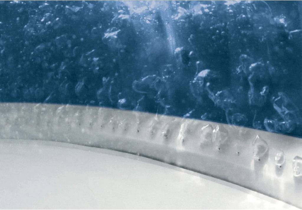 Inflatable Round Hot Tub Spa with Heated Pump and Bubble Jets B338404