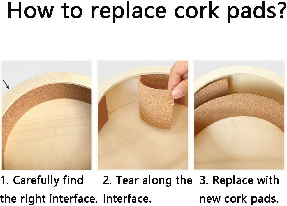 Wooden Hamster Exercise Wheel Mute Running Toy for Small Pets L4991