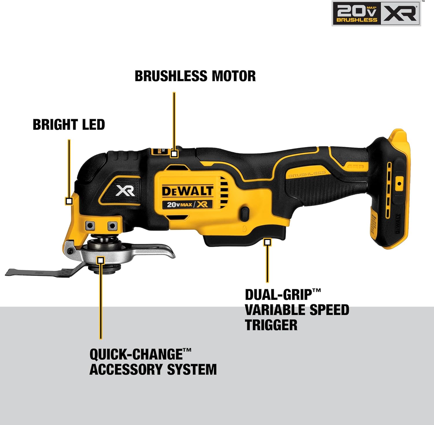 Oscillating Multi-Tool Kit, 20V Cordless H911
