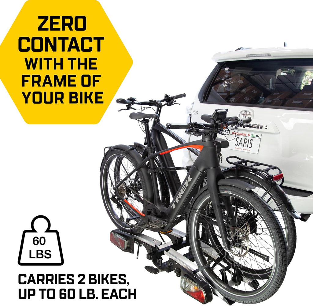 2 Bike Motorized Hitch Rack with Electric Lift and Tilt B8340