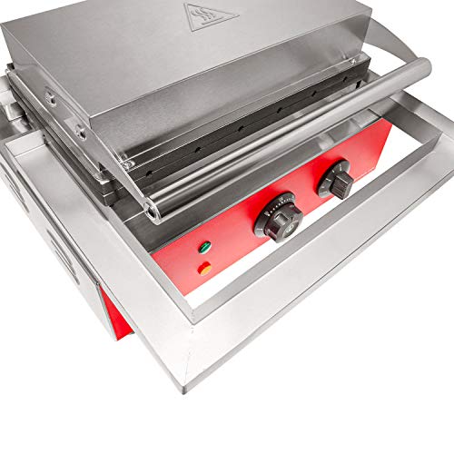 Corn Dog Maker with Red Panel, Stainless Steel, 110V X7063