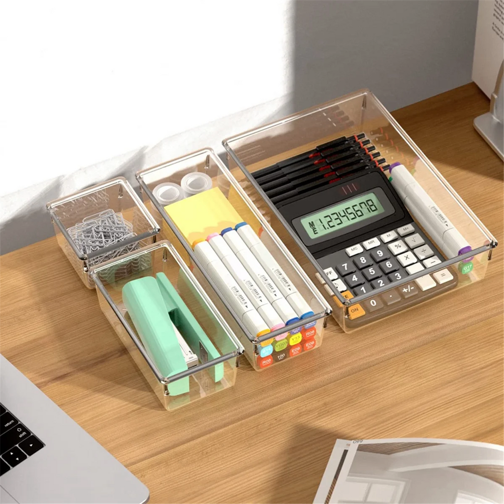 Acrylic Drawer Organizer Trays, 4-Pack D26618