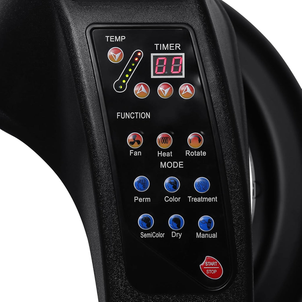 Standing Hair Dryer with Timer and Adjustable Height U339