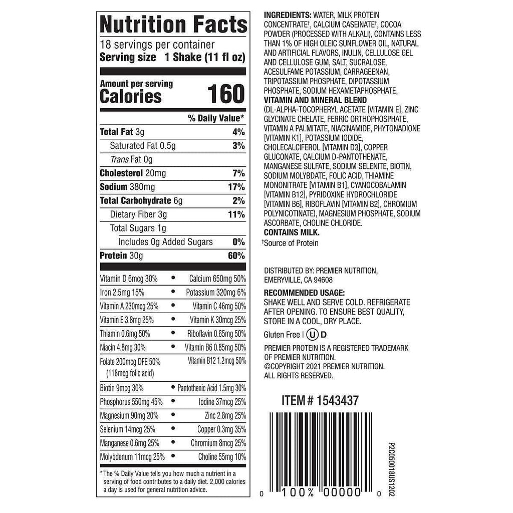 High Protein Shakes Variety Pack, 11 Fl Oz, 12 Count D770887