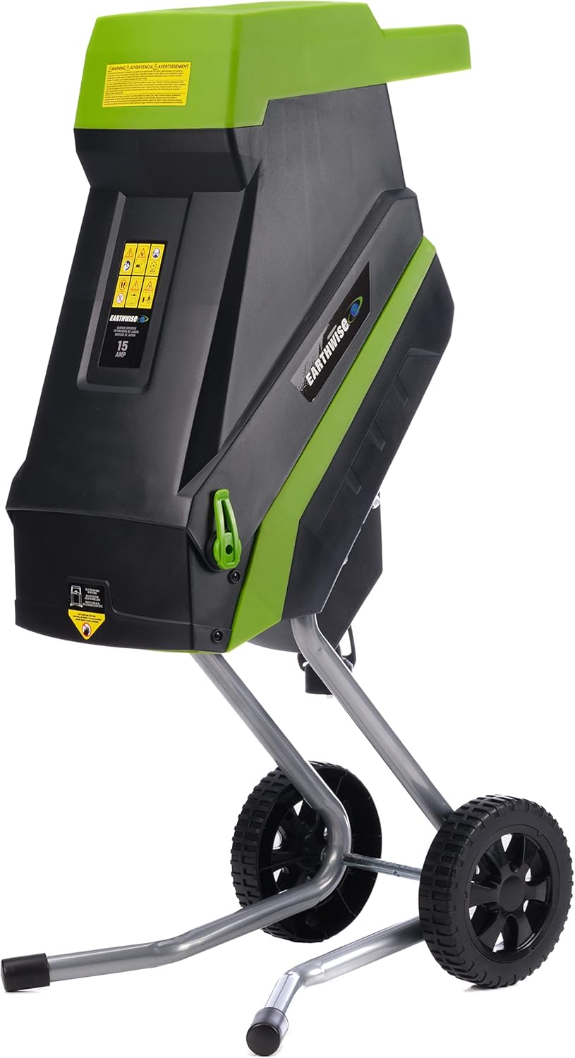 15-Amp Electric Corded Chipper/Shredder with Collection Bag R337969