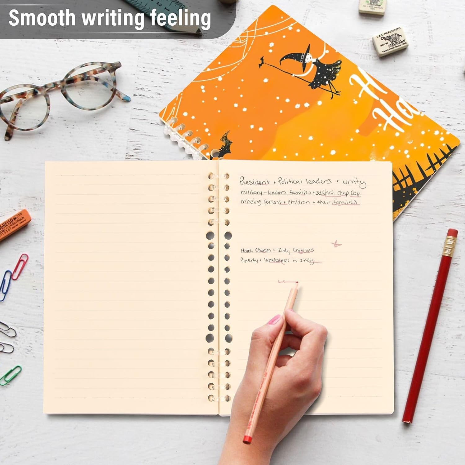Spiral Notebook A5 Refillable, 8.3x5.7in U21484