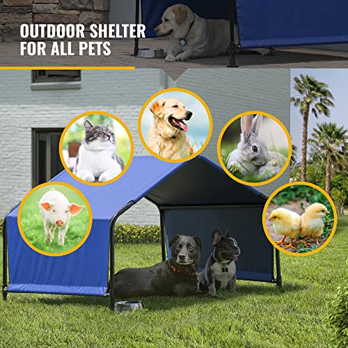 Outdoor Pet Shade Canopy Tent for Medium to Large Dogs Y824388