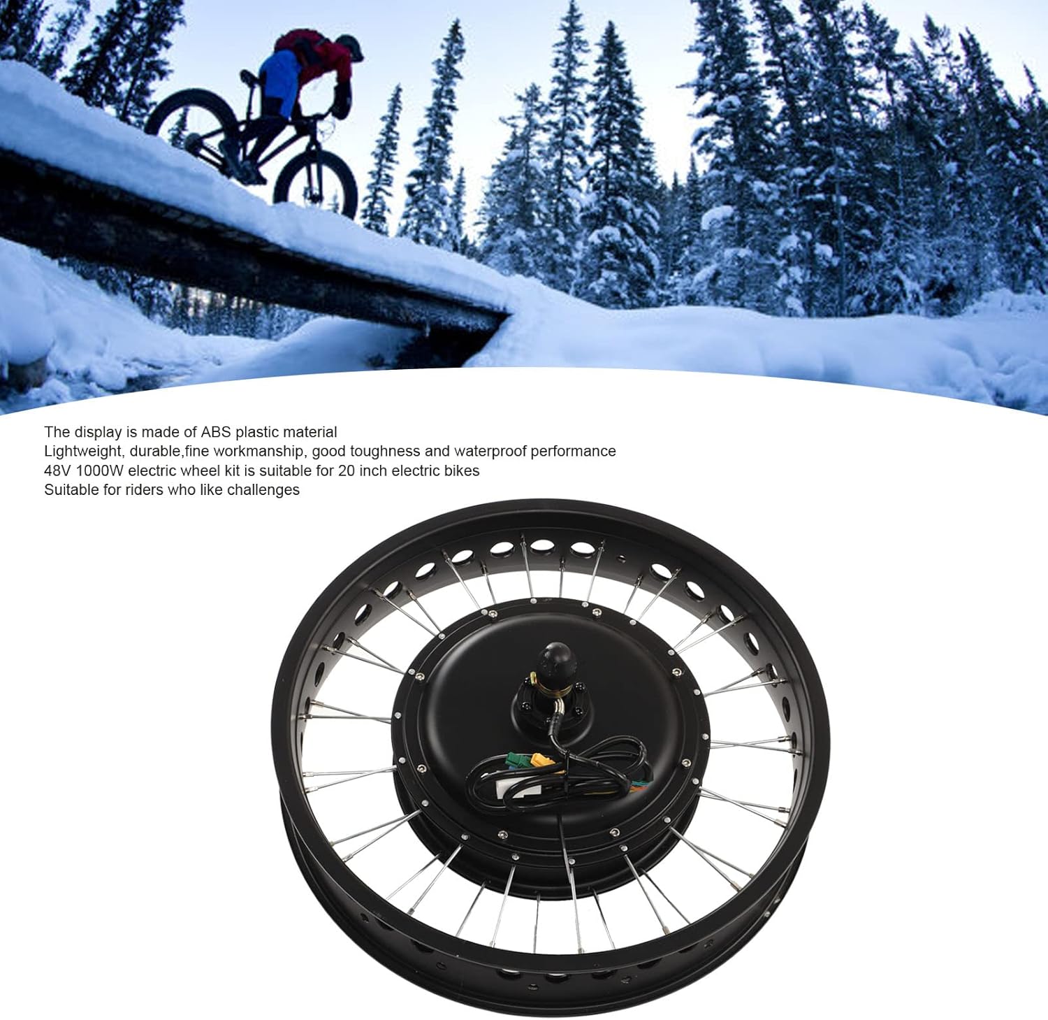48V 1000W 20Inch Electric Bike Conversion Kit with Display T61127